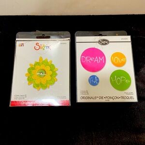 Sizzix dies circles and flowers